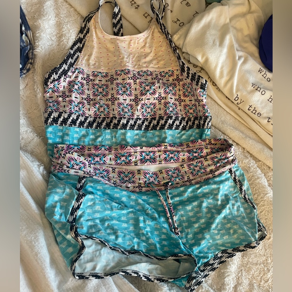 Athleta girl swimsuit set